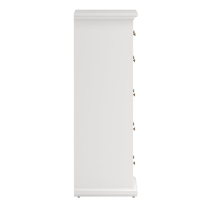 Paris Chest of 6 Drawers in White