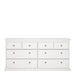 Paris Chest of 8 Drawers in White