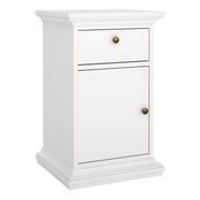 Paris Nightstand 1 Door + 1 Drawer