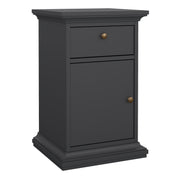 Paris Nightstand 1 Door + 1 Drawer