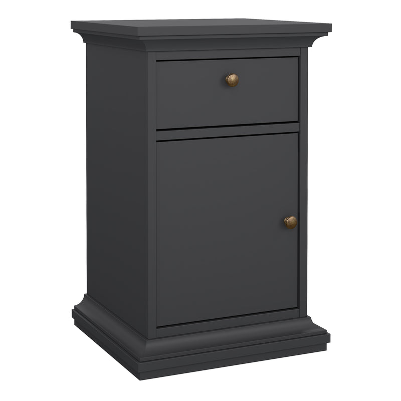 Paris Nightstand 1 Door + 1 Drawer