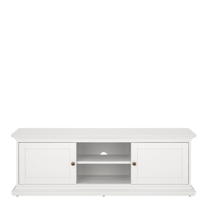 Paris TV-unit 2 frame Doors in White
