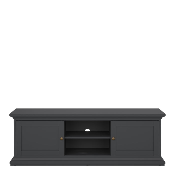 Paris TV-unit 2 frame Doors in Matt Grey
