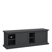 Paris TV-unit 2 frame Doors in Matt Grey