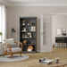 Paris Tall Bookcase in Matt Grey