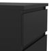 Naia Narrow Chest of 5 Drawers in Black Matt