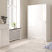 Naia Wardrobe with 1 Sliding Door and 1 Door + 3 Drawers in White 