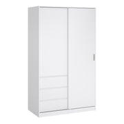 Naia Wardrobe with 1 Sliding Door 1 Door 3 Drawers