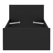 Naia Single Bed 3ft (90 x 190) in Black Matt