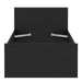 Naia Single Bed 3ft (90 x 190) in Black Matt