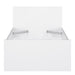 Naia Single Bed 3ft (90 x 190) in White High Gloss