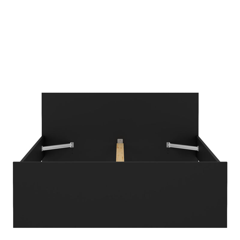 Naia Double Bed 4ft6 (140 x 190) in Black Matt
