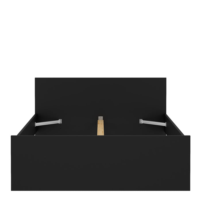 Naia Double Bed 4ft6 (140 x 190) in Black Matt