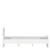 Naia Double Bed 4ft6 (140 x 190) in White High Gloss