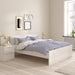 Naia Double Bed 4ft6 (140 x 190) in White High Gloss
