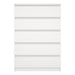 Naia Chest of 5 Drawers in White