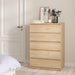 Naia Chest of 5 Drawers in Jackson Hickory Oak