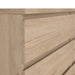 Naia Wide Chest of 6 Drawers (3+3) in Jackson Hickory Oak