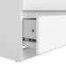 Naia Wide Chest of 6 Drawers (3+3) in White High Gloss