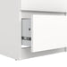Naia Narrow Chest of 5 Drawers in White