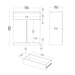 Naia Sideboard  1 Drawer 2 Doors in Jackson Hickory Oak