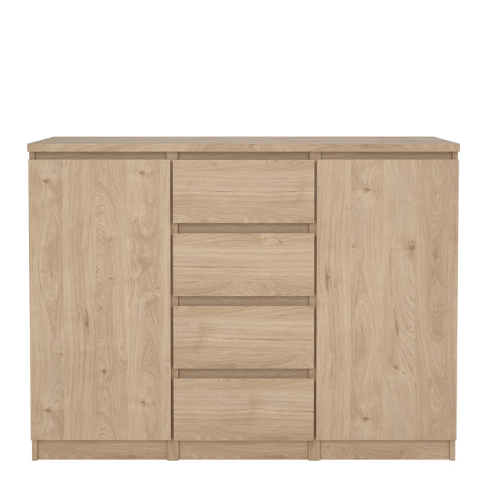 Naia Sideboard  4 Drawers 2 Doors in Jackson Hickory Oak