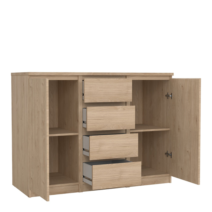 Naia Sideboard  4 Drawers 2 Doors in Jackson Hickory Oak