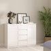 Naia Sideboard - 4 Drawers 2 Doors in White High Gloss