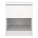 Naia Bedside 1 Drawer 1 Shelf in White