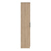 Naia Shoe Cabinet with 4 Doors 1 Drawer in Jackson Hickory Oak and Black