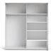 Verona Set of Shelves - Wide (for 180cm Wardrobe) in White