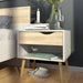 Oslo 4 Piece Bedroom Set White & Oak
