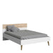 Oslo 3 Piece Bedroom Set, Dbl Bed White & Oak