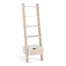 Oslo Leaning Bookcase 1 Drawer in White and Oak