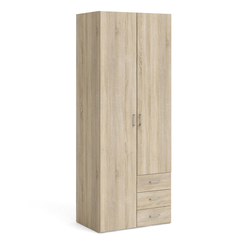 Space Wardrobe 2 Doors 3 Drawers 2000
