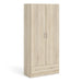 Space Package - Bedside 1 Drawer + Chest of 3 Drawers + Wardrobe with 2 Doors + 1 Drawer in Oak