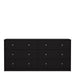 May Chest of 6 Drawers (3+3) in Black