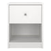 May Bedside 1 Drawer in White