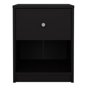 May Bedside 1 Drawer in Black