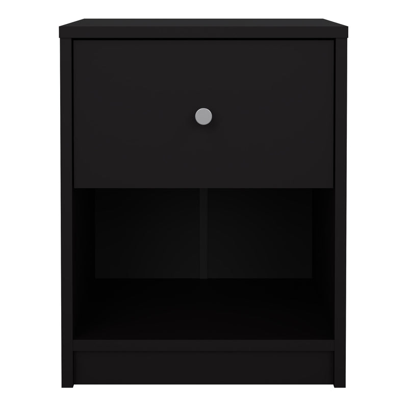 May Bedside 1 Drawer in Black
