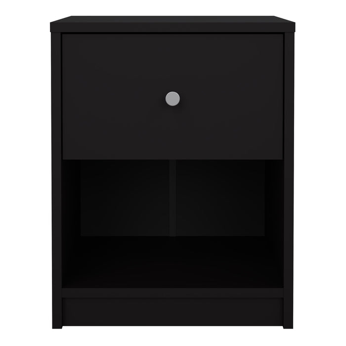 May Bedside 1 Drawer in Black