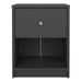 May Bedside 1 Drawer in Grey