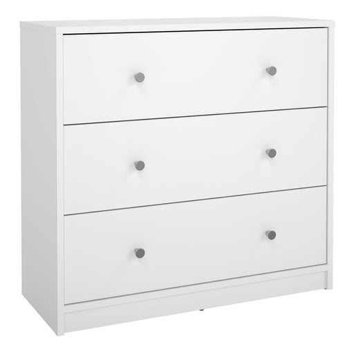 May Chest of 3 Drawers in White
