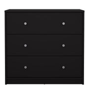 May Chest of 3 Drawers in Black
