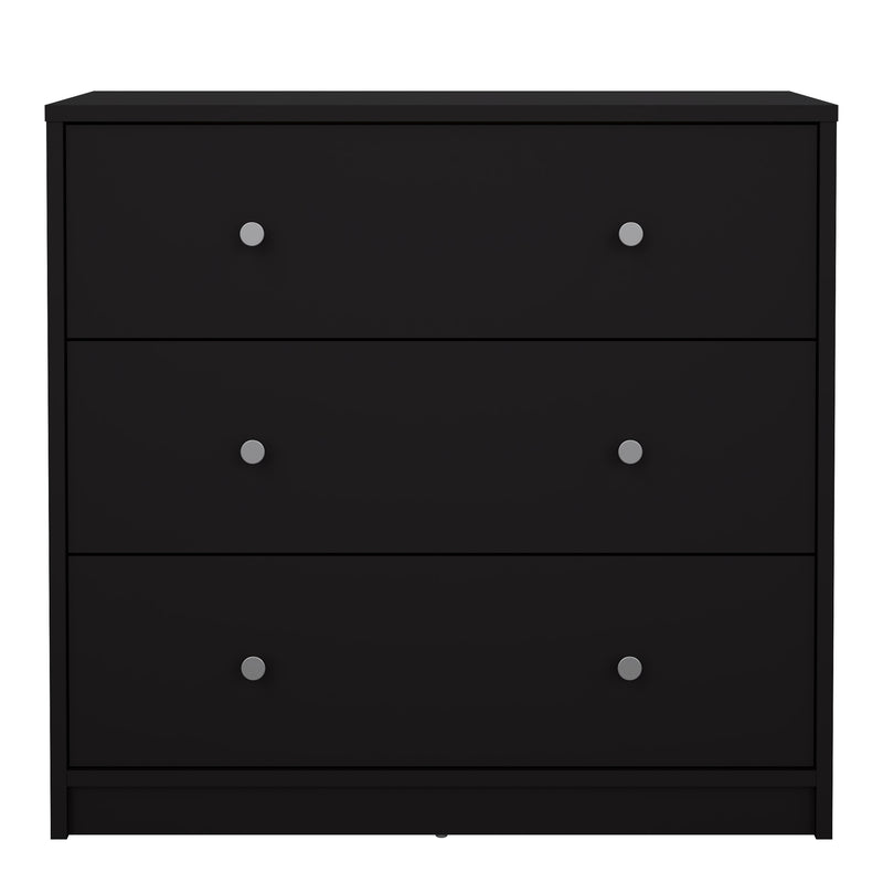 May Chest of 3 Drawers in Black
