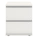 Nova Bedside 2 Drawer in White