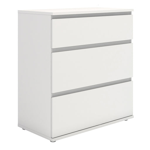 Nova Chest of 3 Drawers in White