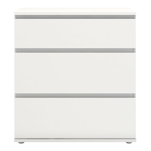 Nova Chest of 3 Drawers in White