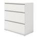 Nova Chest of 3 Drawers in White