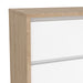 Next Sideboard with 1 door and 3 drawers Jackson Hickory White high gloss